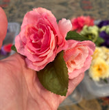 Double hair flower