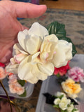 Gardenia hair flower