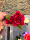 Hair flower on comb
