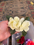 Hair flower on comb