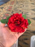 Hair flower on comb