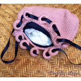 reproduction WWII era "Tip-Tilter"  hat and matching bag
