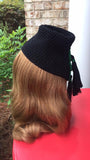 High hat with tassels