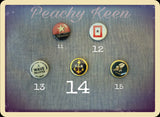 Reproduction WWII era pinback buttons