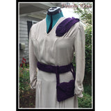 WWII era reproduction crochet Belt, bag and bandeau set