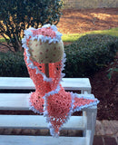 reproduction WWII era crocheted fascinator