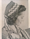 Reproduction crocheted cap