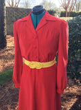 WWII era Reproduction dress made from a 1943 pattern
