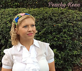 Reproduction crocheted headband