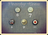Reproduction WWII era pinback buttons
