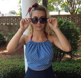 Reproduction halter top made from original 1930's pattern