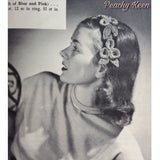Reproduction crocheted headband
