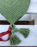 Purse in sage green