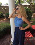 Reproduction halter top made from original 1930's pattern