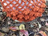 Leaf snood in pumpkin