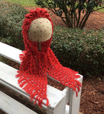 Crocheted headscarf