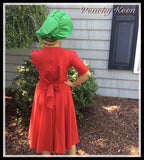 WWII era Reproduction dress made from a 1939 pattern