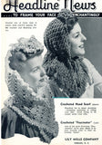 Crocheted headscarf