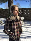 Crocheted hood