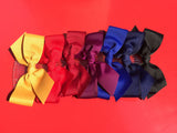 Hair bow on comb
