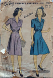 WWII era Reproduction dress made from a 1943 pattern