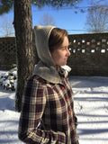 Crocheted hood