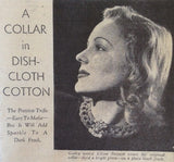 Crochet collar