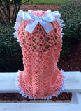 reproduction WWII era crocheted fascinator